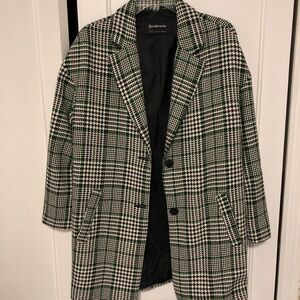 Stradivarius houndstooth coat